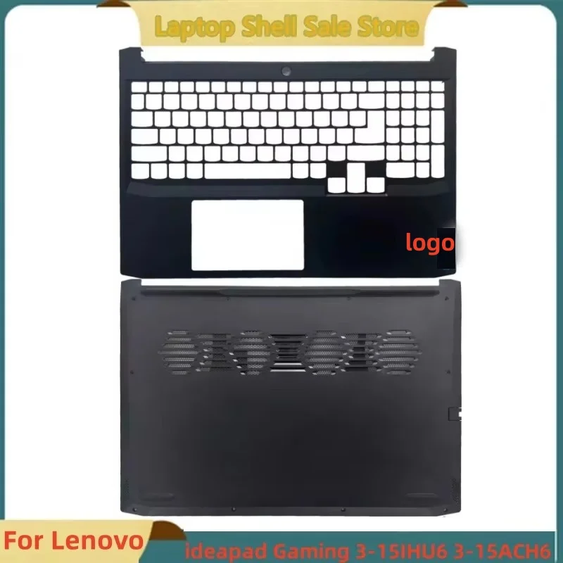 Capa superior Palmrest Case, C Shell, caixa baixa, novo para Lenovo IdeaPad Gaming 3 15 Gaming 3 15IMH 315IMH05 15ARH05