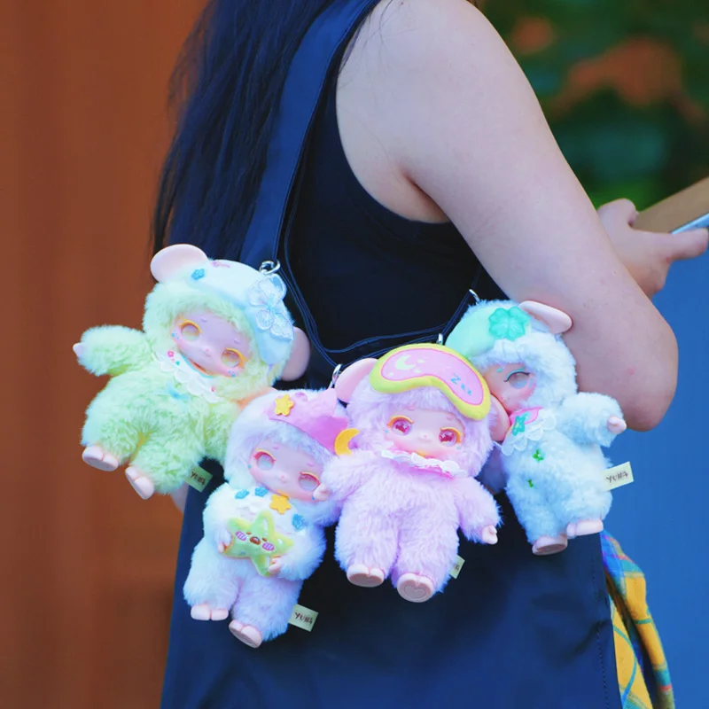 

Yuna Blind Box Goodnight Sheep Series Plush Doll Cute Lamb Pendant Trendy Backpack Gift Cartoon Action Figures Mystery Box Gifts