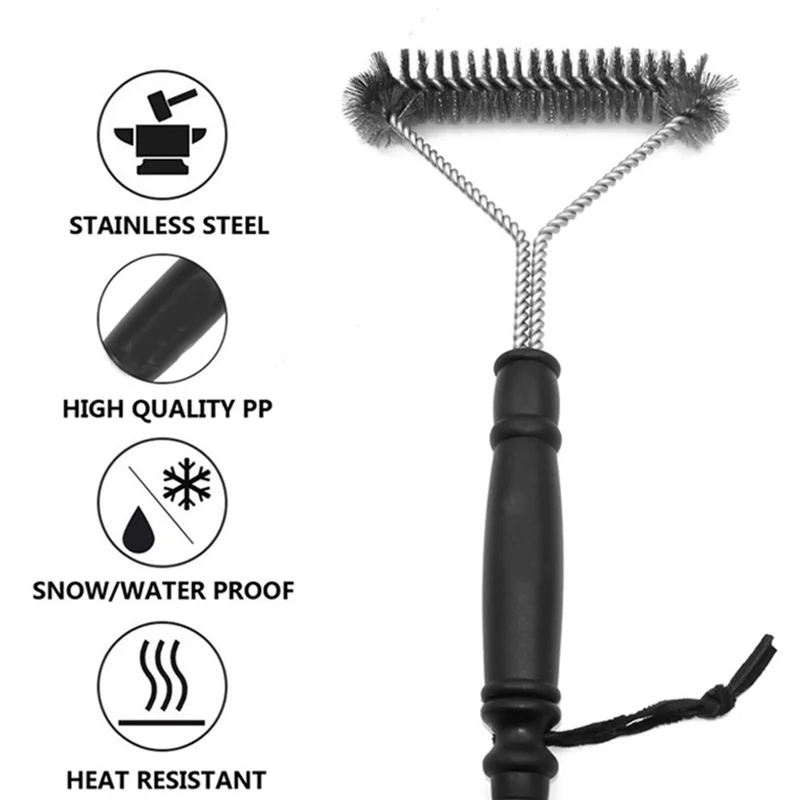 Grill Brush and Scraper Best BBQ Cleaner Perfect Tools for All Grill Types Including Weber Ideal Barbecue Accessories