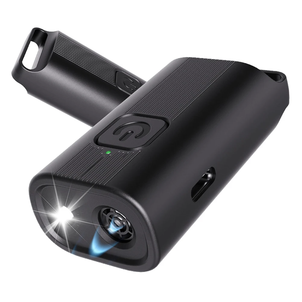 

Ultrasonic Dog Bark Deterrent Device Long Range Rechargeable Pet Dog Repeller with LED Flashlight Dog Chaser for All Size Dogs