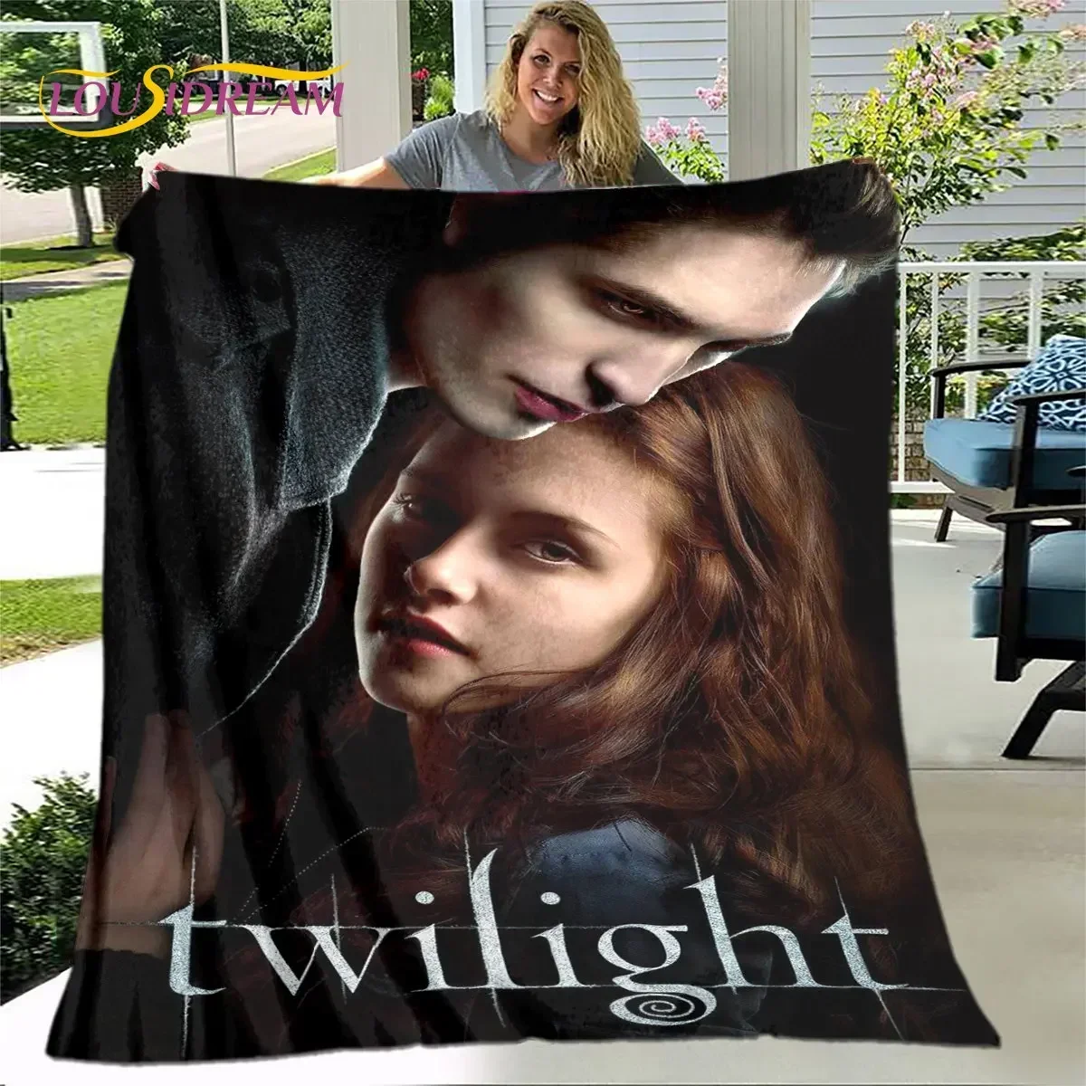 

The Twilight Saga HD Printed Soft Plush Blanket,Flannel Blanket Throw Blanket for Living Room Bedroom Bed Sofa Picnic Kids Cover