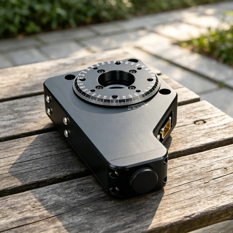 Precision Motorized Rotary Stage 1 Inch Rotation Displacement Table Electric Turntable PT-GD62 Optical Platform