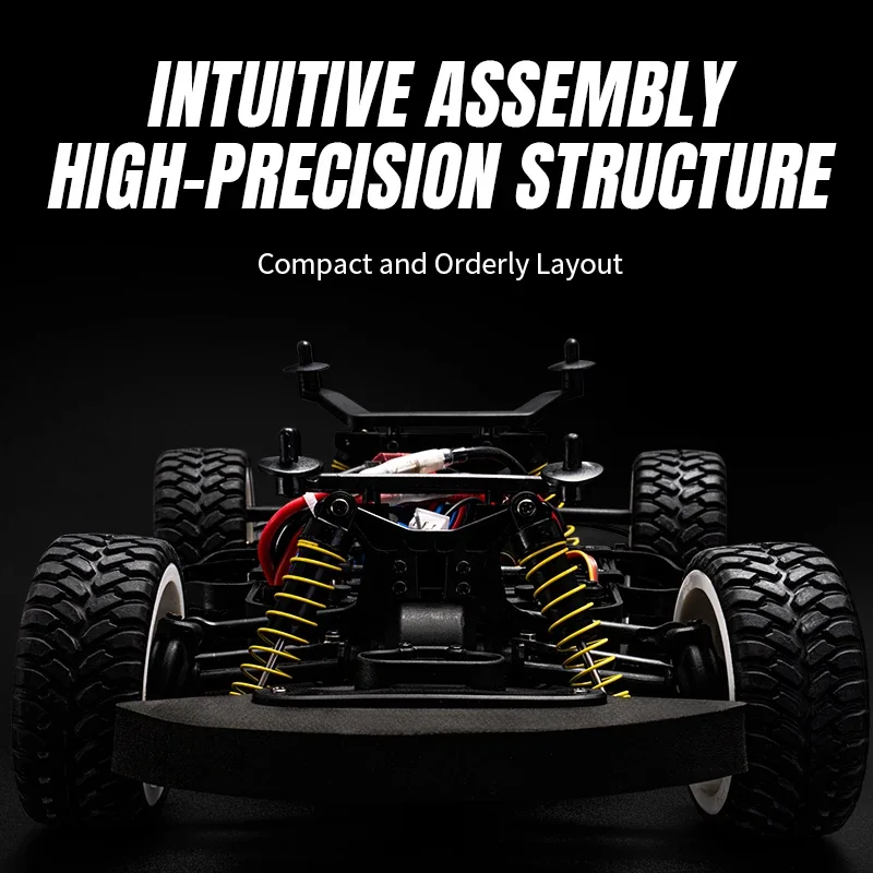 1/12 RC Car SY1201 32km/H 2.4G 4WD with Gyroscope 390 Motor ESP with LED Light High Speed Drift Car RTR Suits Adult Kid Toy Gift