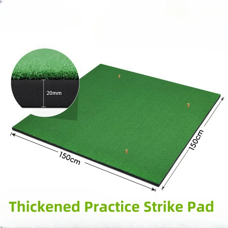 

Indoor and outdoor golf batting mat Artificial green lawn mat portable golf accessories fitness training equipment