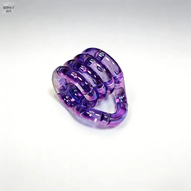 

Thermochromic Tango Twister Fidget Toy Silent Budget Stress Relief for ADHD Focus Training Adults Kids Anti-Anxiety Sensory Play