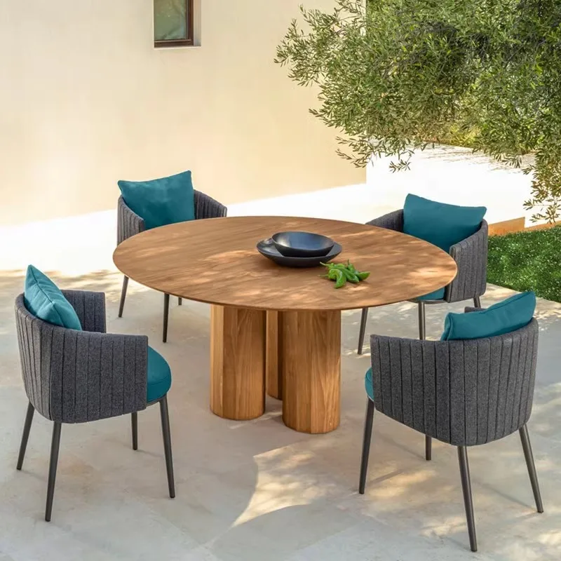

Minimalist outdoor tables and chairs, casual dining chair furniture combination
