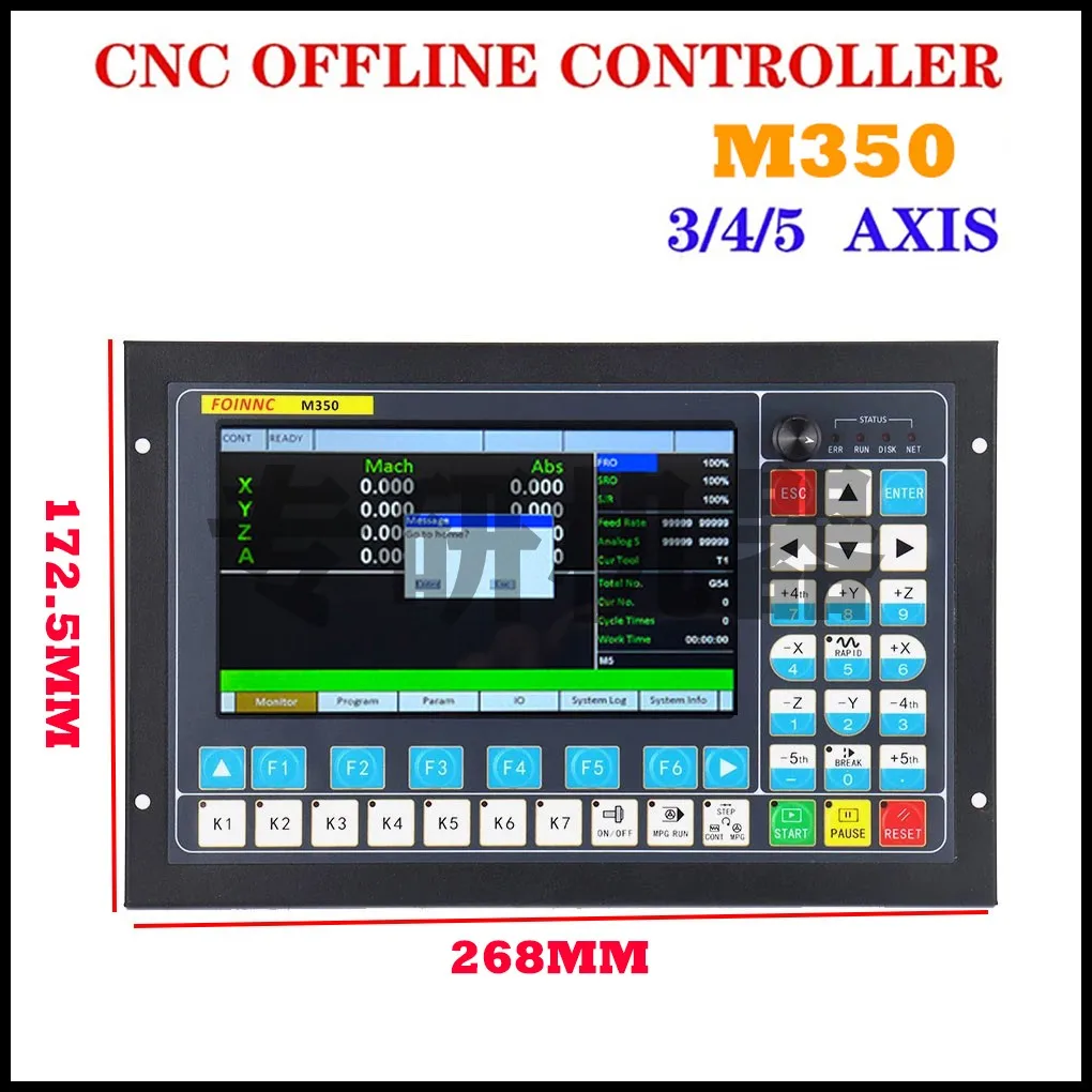 Imagem -06 - Recente Ddcs-expert M350 Cnc Eixo Fora de Linha Controlador Kit é Usado para Usinagem Cnc e Gravura Substituindo Ddcsv3.1 o Mais