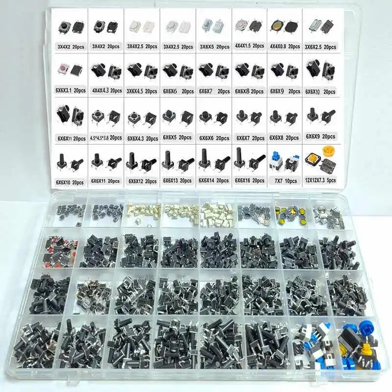 1-5box-620pcs-32-specifications-car-remote-control-touch-switch-kit-package-button-switch-hybrid