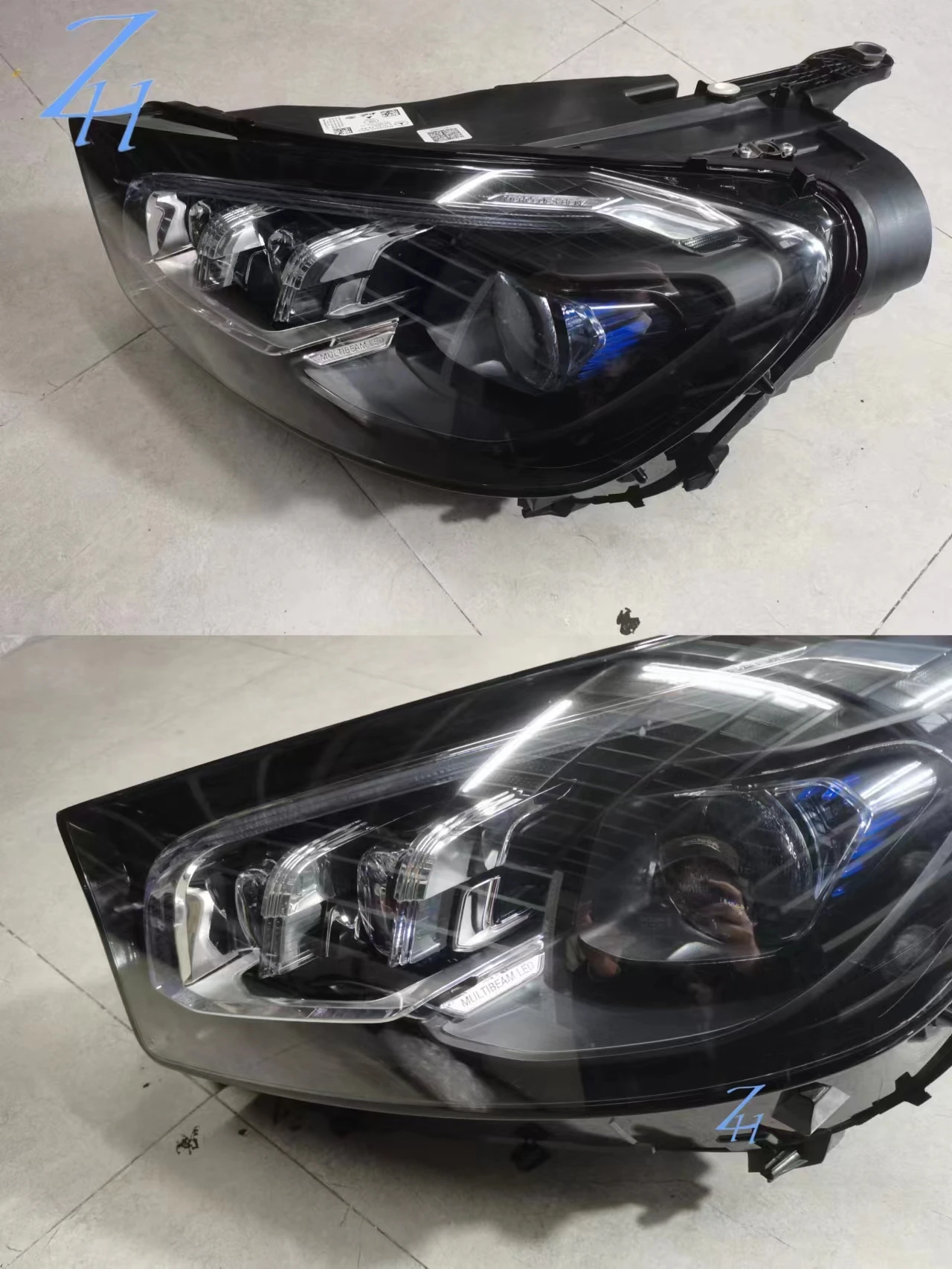 For2019-2024 Mercedes-Benz GLSW167 Headlight Assembly GLS400 450 500 600 Headlight LED geometric multi-beam AMG original factory