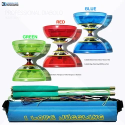 Professional Grade Tri Bearings Chinese Yoyo Set - Kongzhu Diabolo with Sticks Bag And Strings for Yoyo Enthusiasts