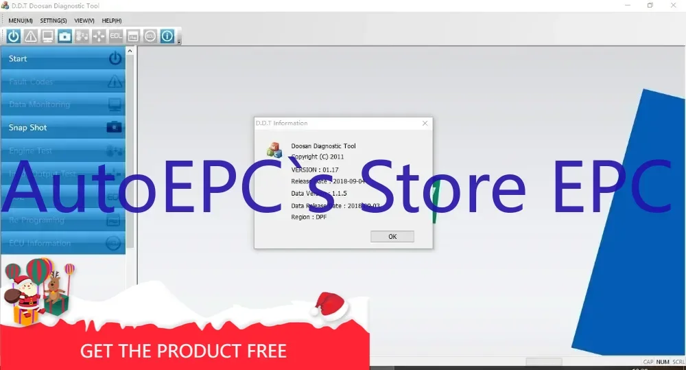 

AutoEPC Doosan Diagnostic Tool DDT Tool Package 2025+keygen