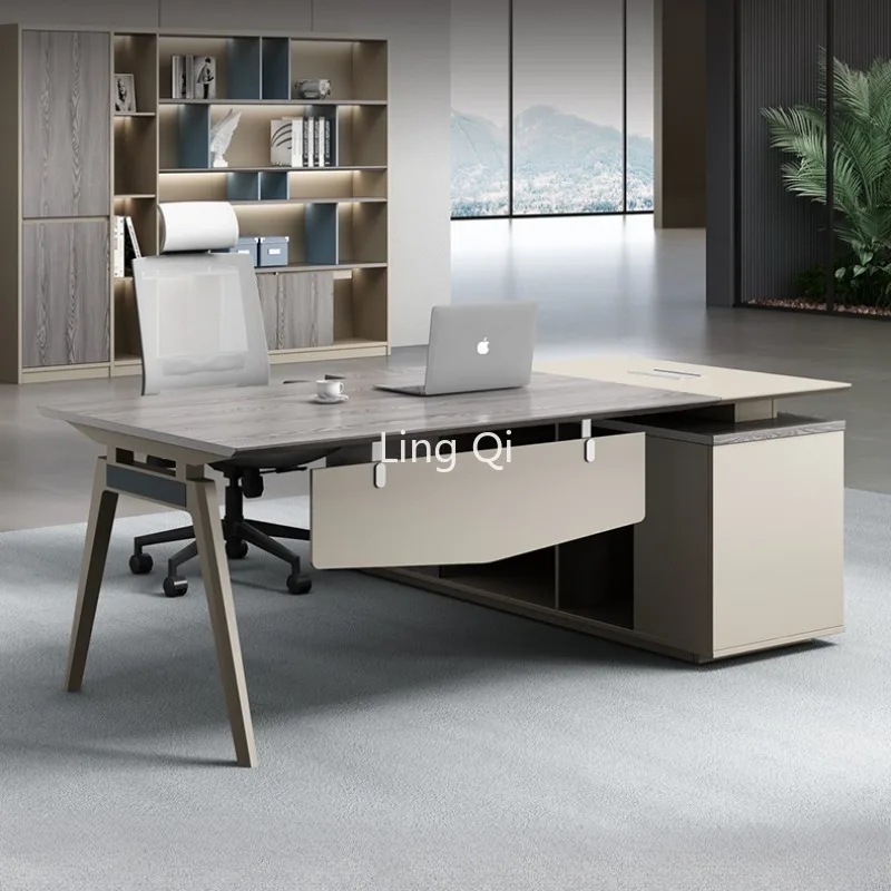 Minimalist Boss Office Desk Conference Drafting High Quality Designer Computer Desks Unique Home Bureau Meuble Home Furniture