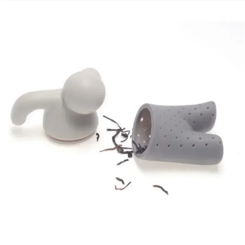 مصفاة شاي سيليكون Infuser Teaware مصفاة تصفية أكياس الشاي صانع ورقة Infusor اكسسوارات المطبخ أدوات الشاي