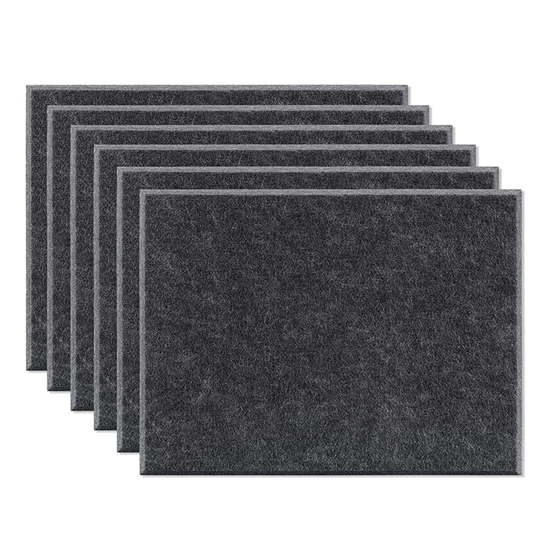 6Pack Acoustic Panel,Studio Foam Anti-Sound Cushion,High-Density Bevel Sound Insulation Board,For Acoustic Treatment,Etc