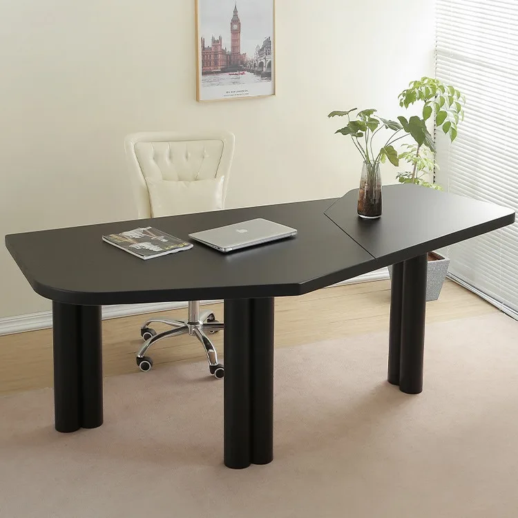 Light Luxury Solid Wood Desk Minimalist Designer Workbench Modern Simple Conferenc