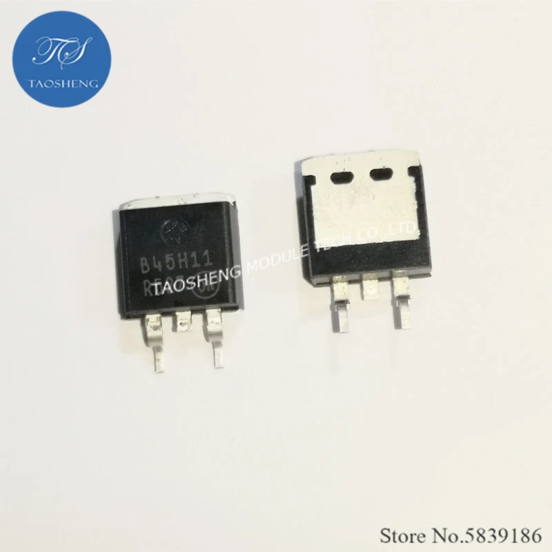 1PCS 100% New&Original  MJB45H11T4 MJB45H11 45H11 10A80V NPN TO-263【TAOSHENG】MODULE #TS10125