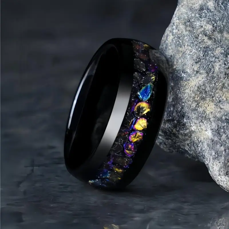 Men\'s and Women\'s Galaxy Nebula Space Wedding Ring Customization - Engagement/anniversary Ring - Men\'s and Women\'s Ring,