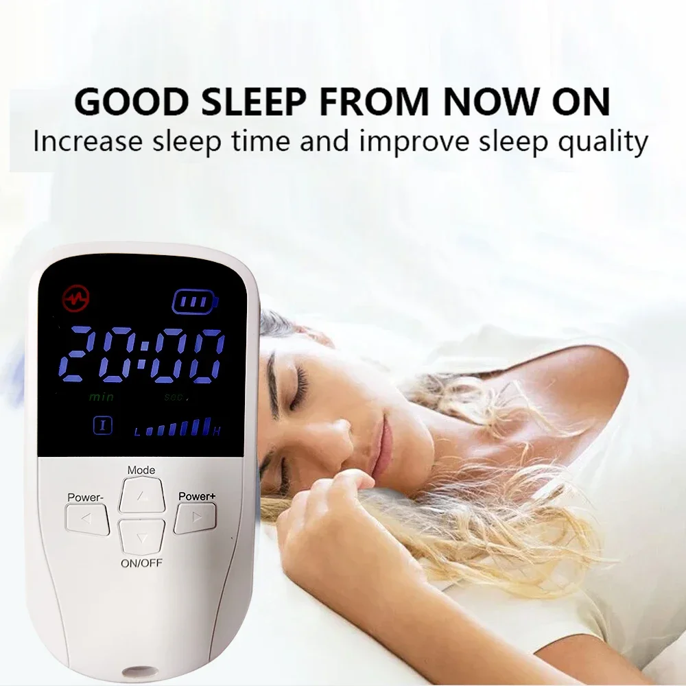 CES Sleeping Aids Device Insomnia Anxiety Depression Therapy Transcranial Microcurrent Stimulator Migraine Pain Relief