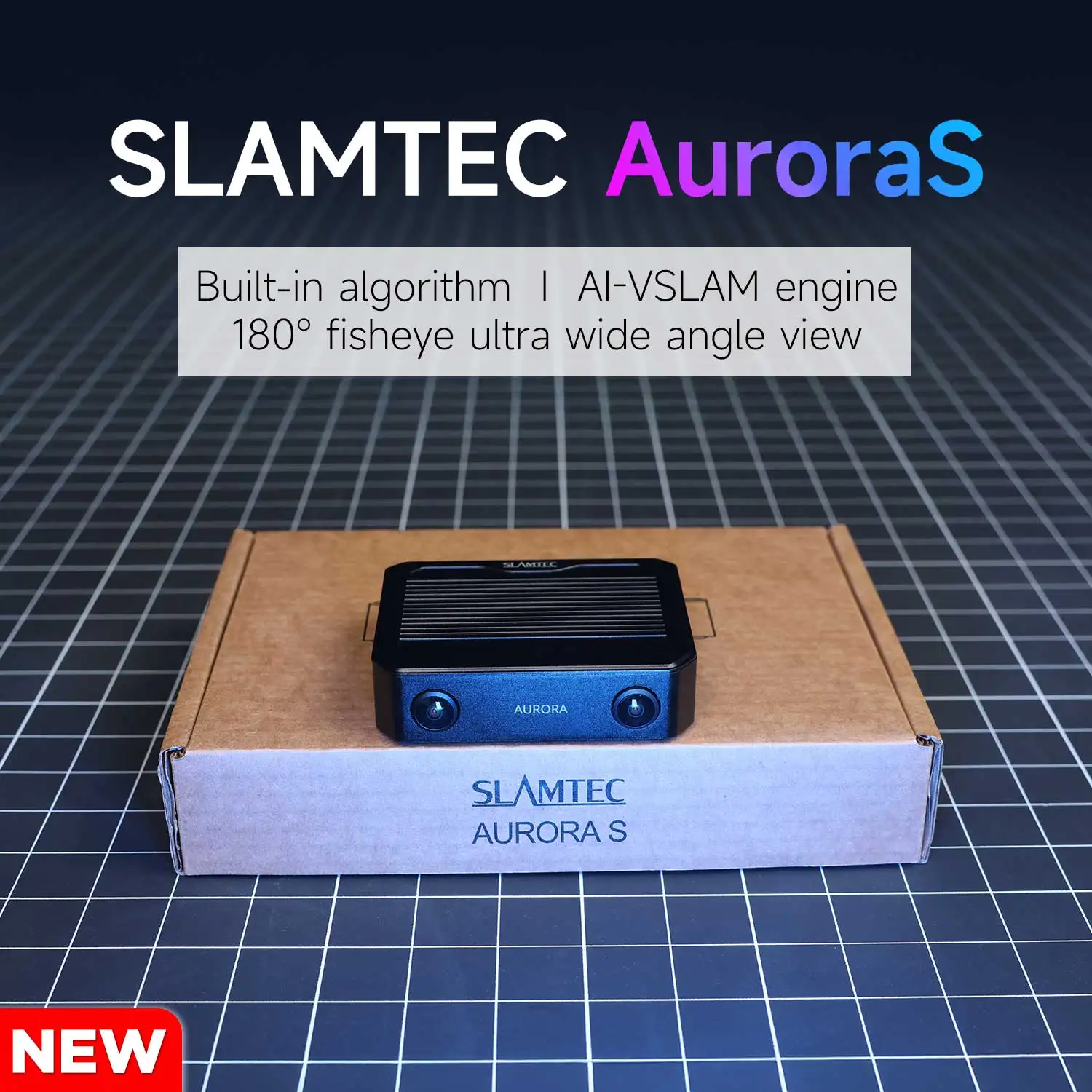 

Slamtec RPLIDAR Aurora S: Система пространственного восприятия AI с VSLAM и 120 ° Бинокулярное видение