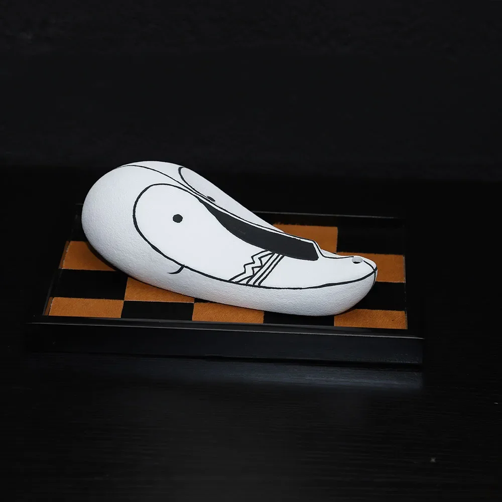 

Wabi-sabi Modern Ceramic Owl Home Decoration Minimalist Niche with Plastic Arts Light Luxury Feel for Medival Niche Atmosphere