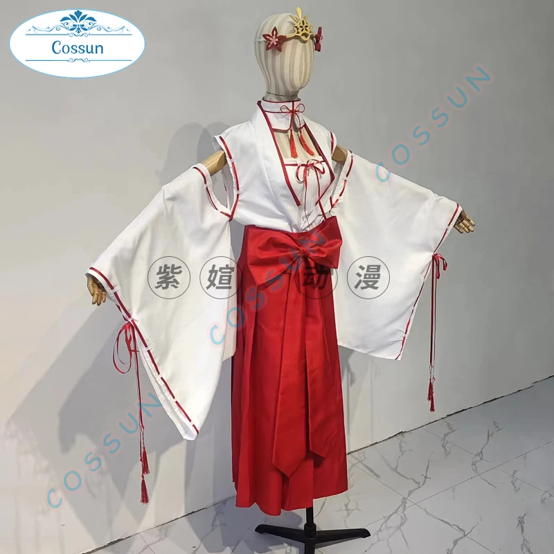 [Customized] Tomotake Yoshino Cosplay Costume Senren*Banka Kimono Dress Uniforms Halloween Party Outfit Unisex New