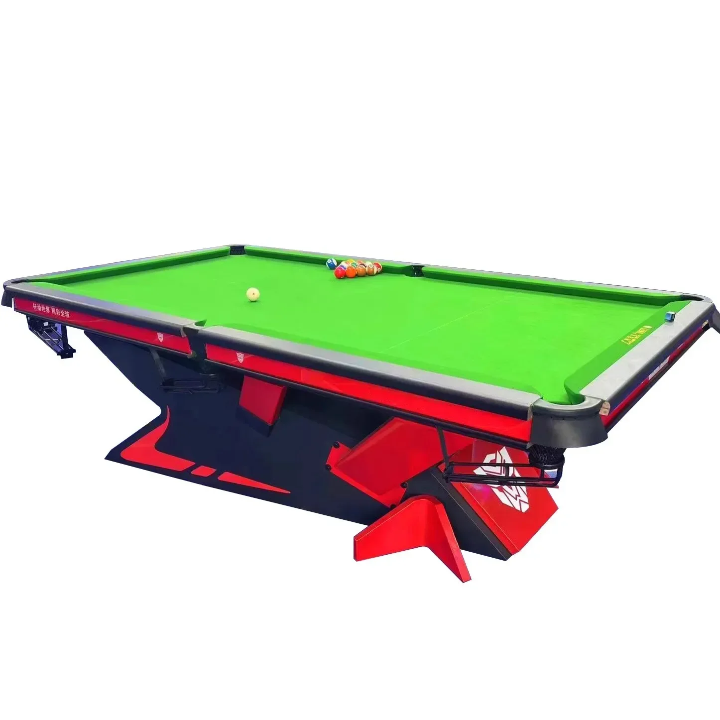

Billiards Table Competition Supercar Appearance Chinese Black Eight Standard Billiard Table Single Tooth Alloy Steel Warehouse