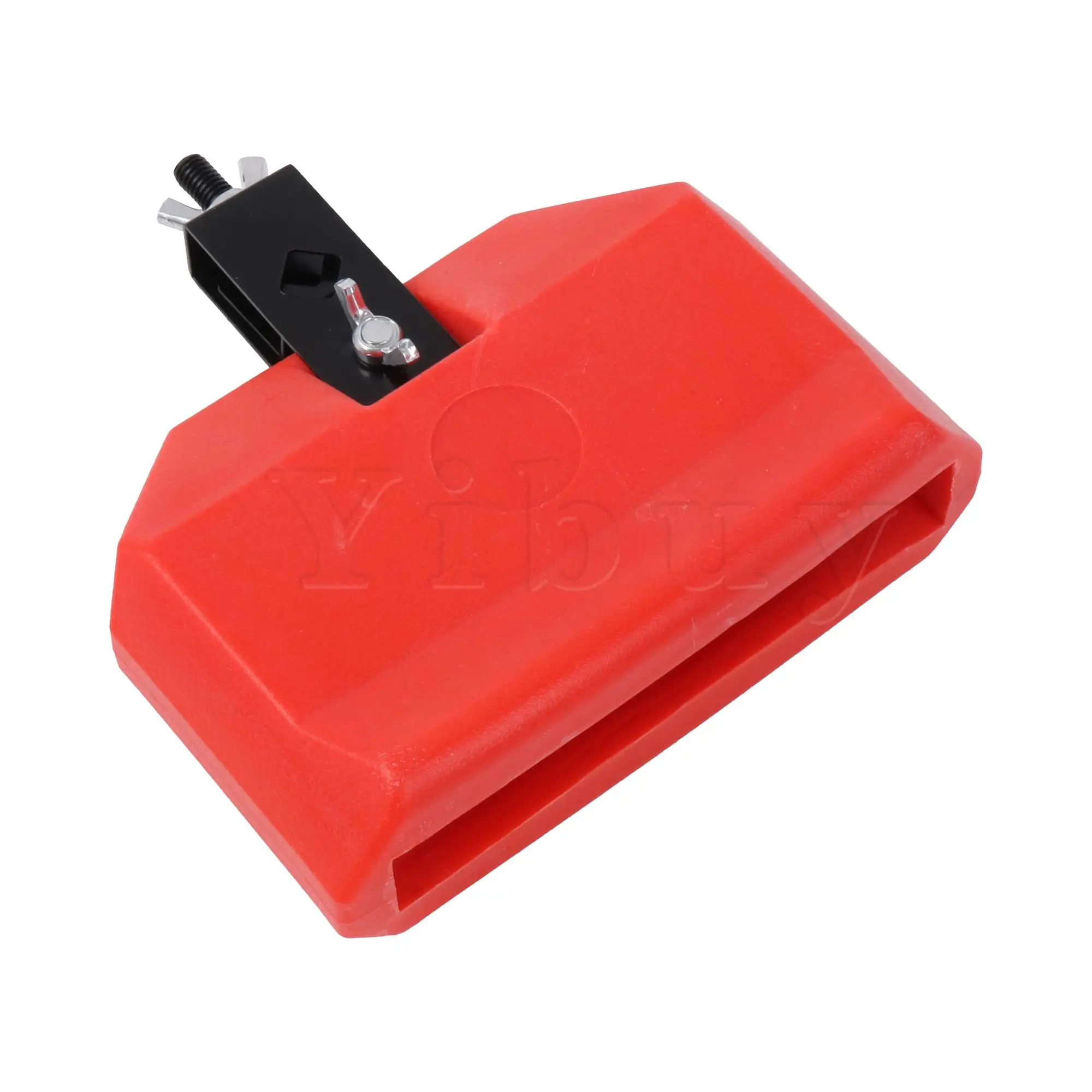 Yibuy Red Eco-friendly Plastic Percussion Instruments Block Latin Drum Kit