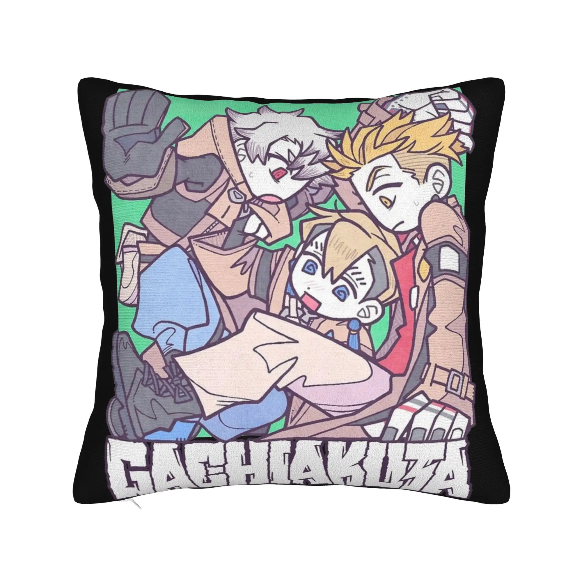 Gachiakuta Rudo Pillowcase Soft Polyester Cushion Cover Decorative  Throw Pillow Case Cover Chair Square 40*40cm
