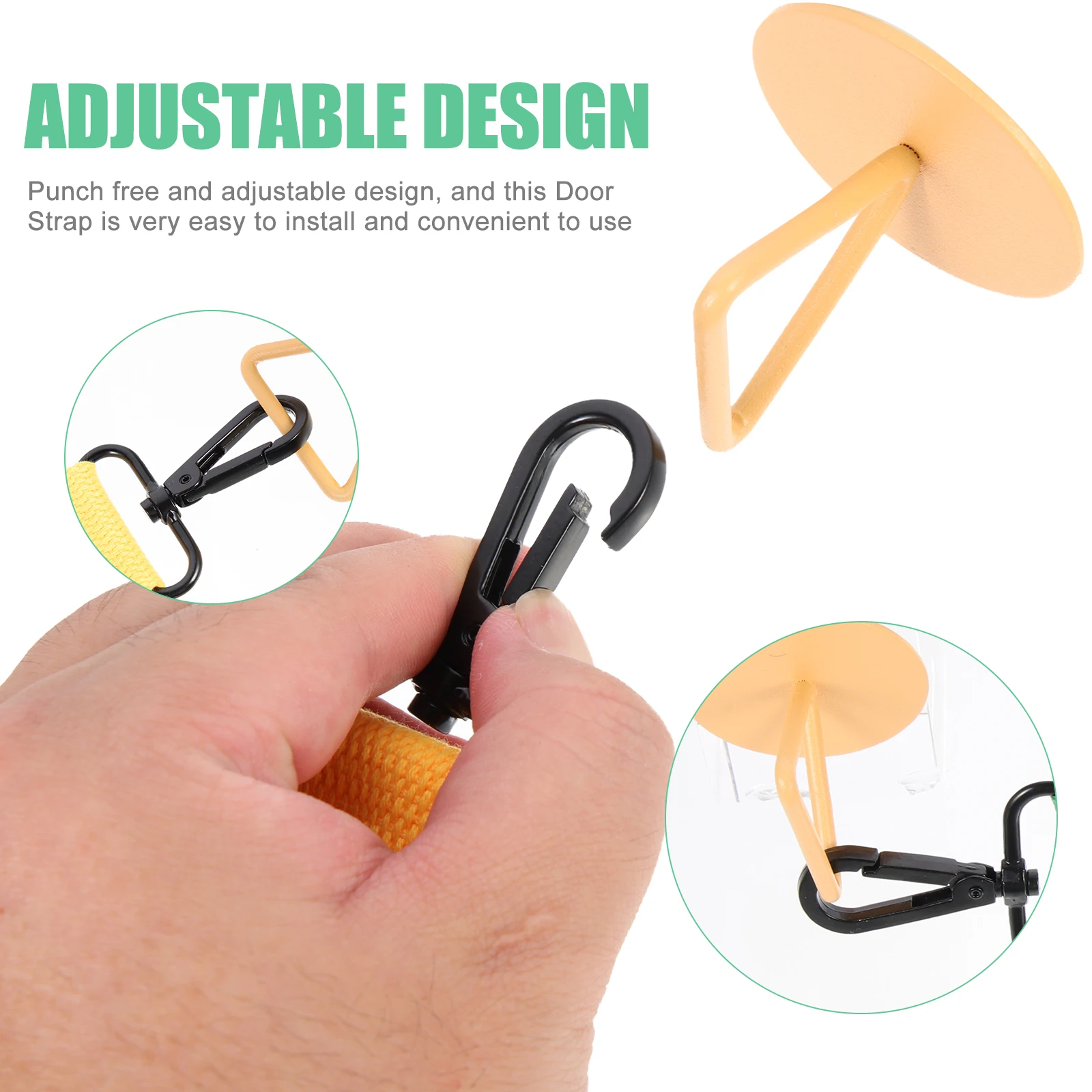 

Pet Door Strap for Cat Dog Adjustable Stopper Kennel Latch Household Block Wear Resistant Pet Supply Door Accessory