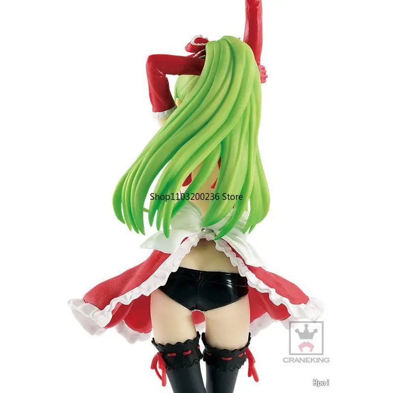 Bandai Original EXQ Code Geass Lelouch of The Rebellion C.C. Świąteczna figurka akcji Ozdoby na biurko Model prezent