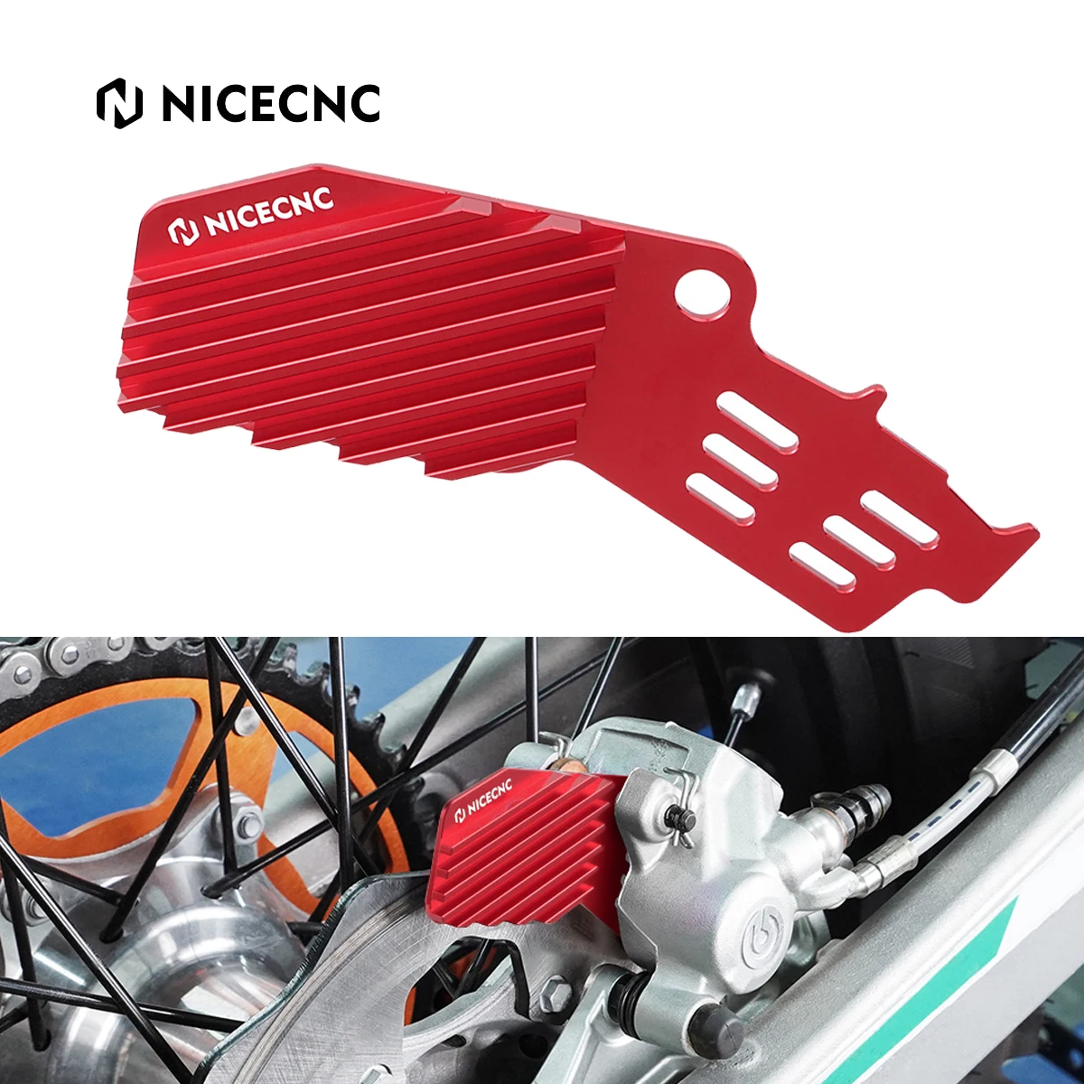For GasGas EC 300 EC250 XC 250 300 2018-2020 EC250F ECF 450 2013-2015 Rear Brake Caliper Cooler For Yamaha YZ125 YZ250 2006-2021