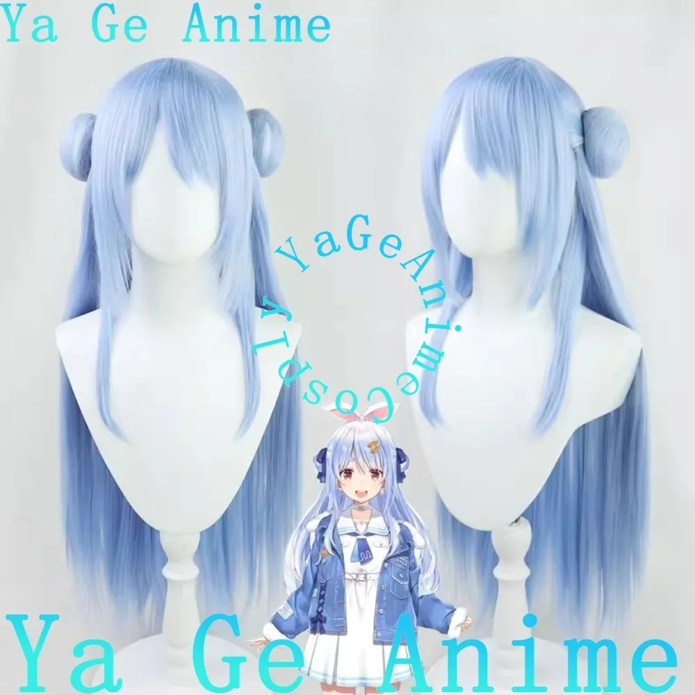 Hololive Generasi 3 Virtual Streamer Usada Pekora Wig Cosplay Permainan Anime Pesta Karnaval Halloween Rambut Tahan Panas