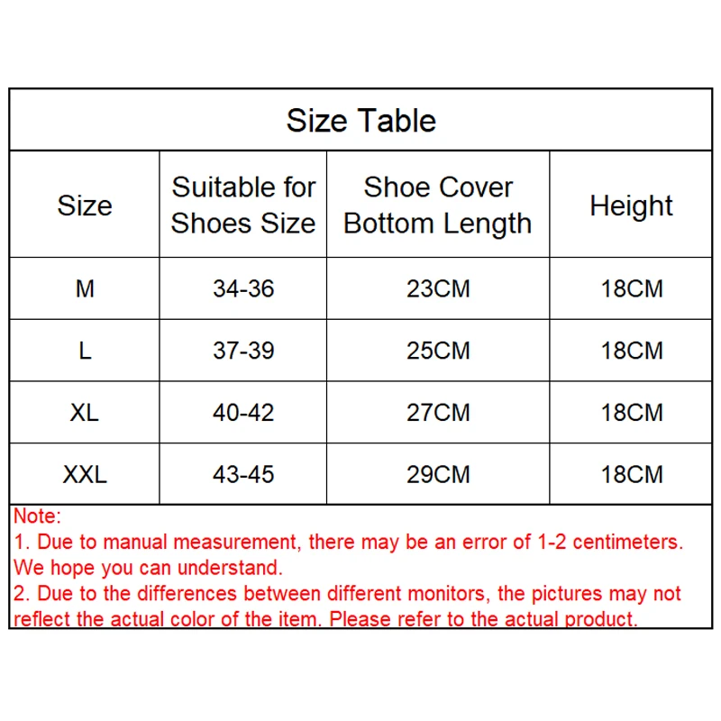 M-XXL Rain Shoe Cover Waterproof Anti-slip Outdoor Rain Boots Wear-resistant Rubber Overshoes for Women Men Shoes Accessories