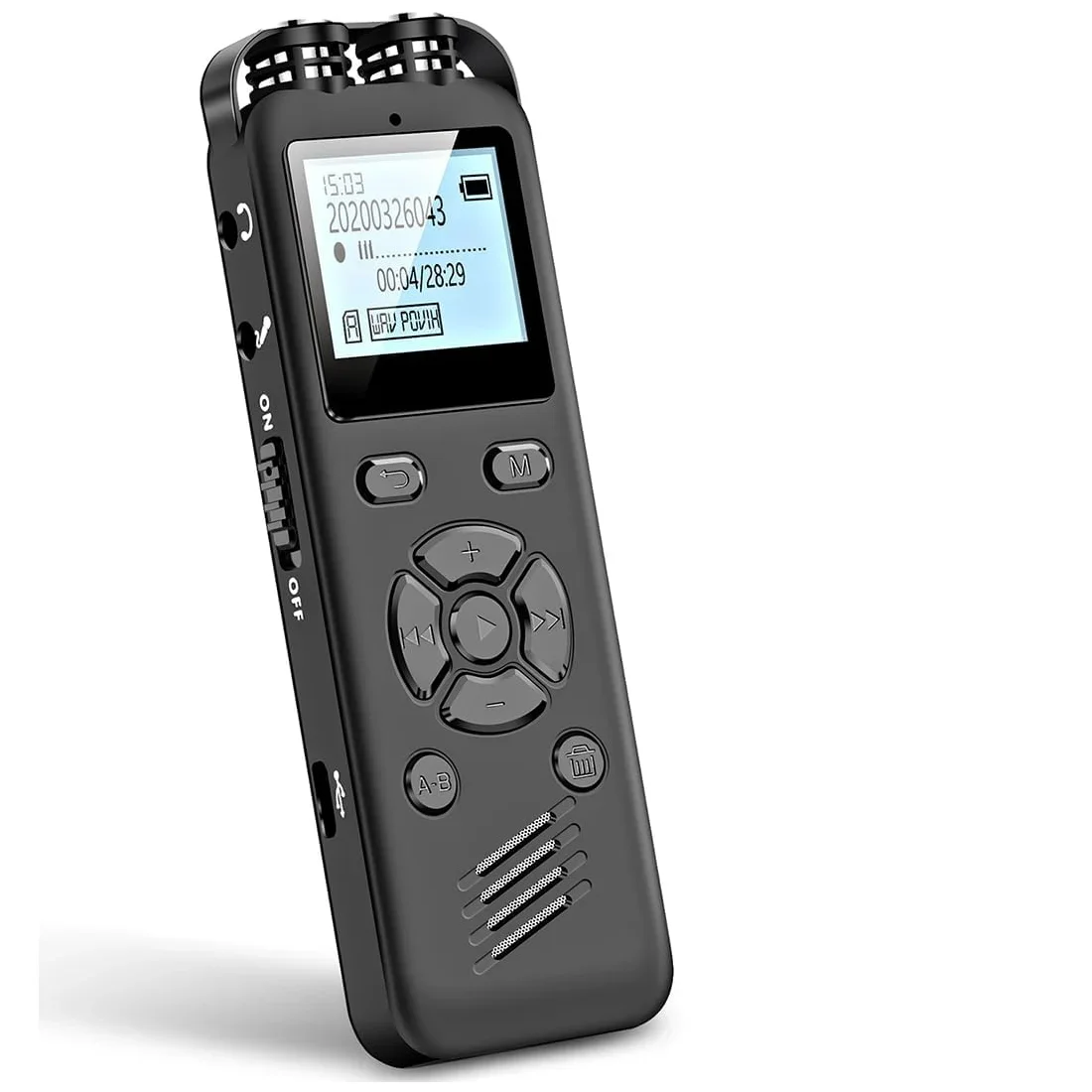

Digital Tape Recorder with Rectangular Core 2159 for Playback and Voice Activation, Recording Equipment for Audio Recording