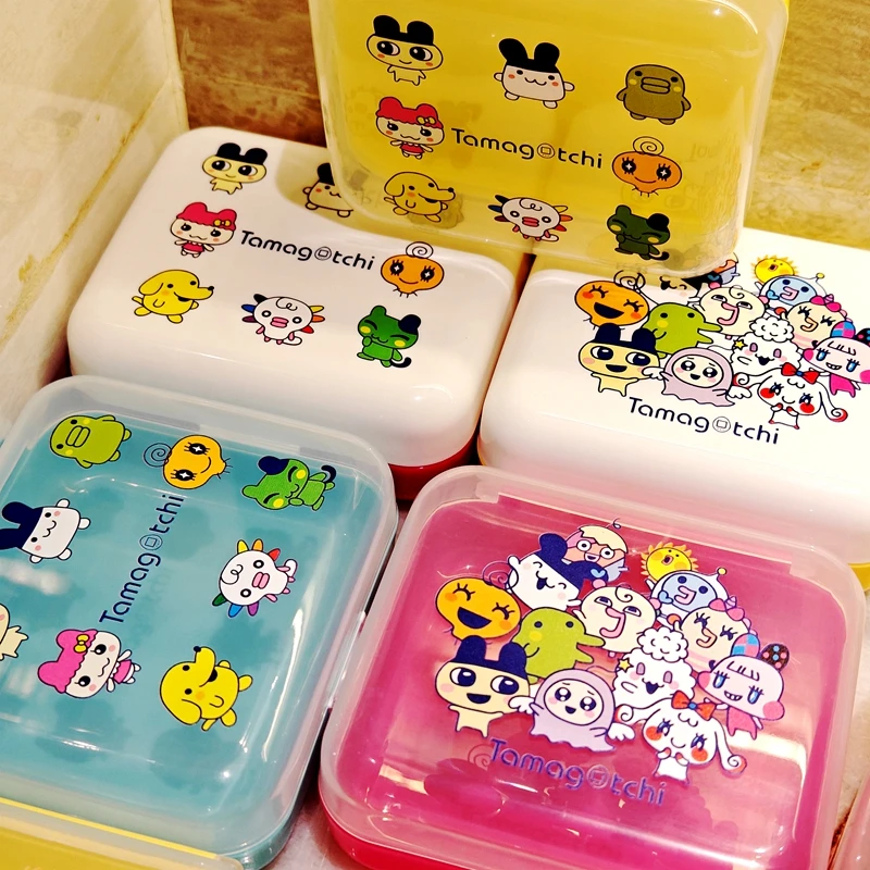 

Новый хит продаж, электронная коробка для гамбургеров с изображением домашних животных Тамагочи, коробка для хранения сэндвичей для хлеба, милая на складе