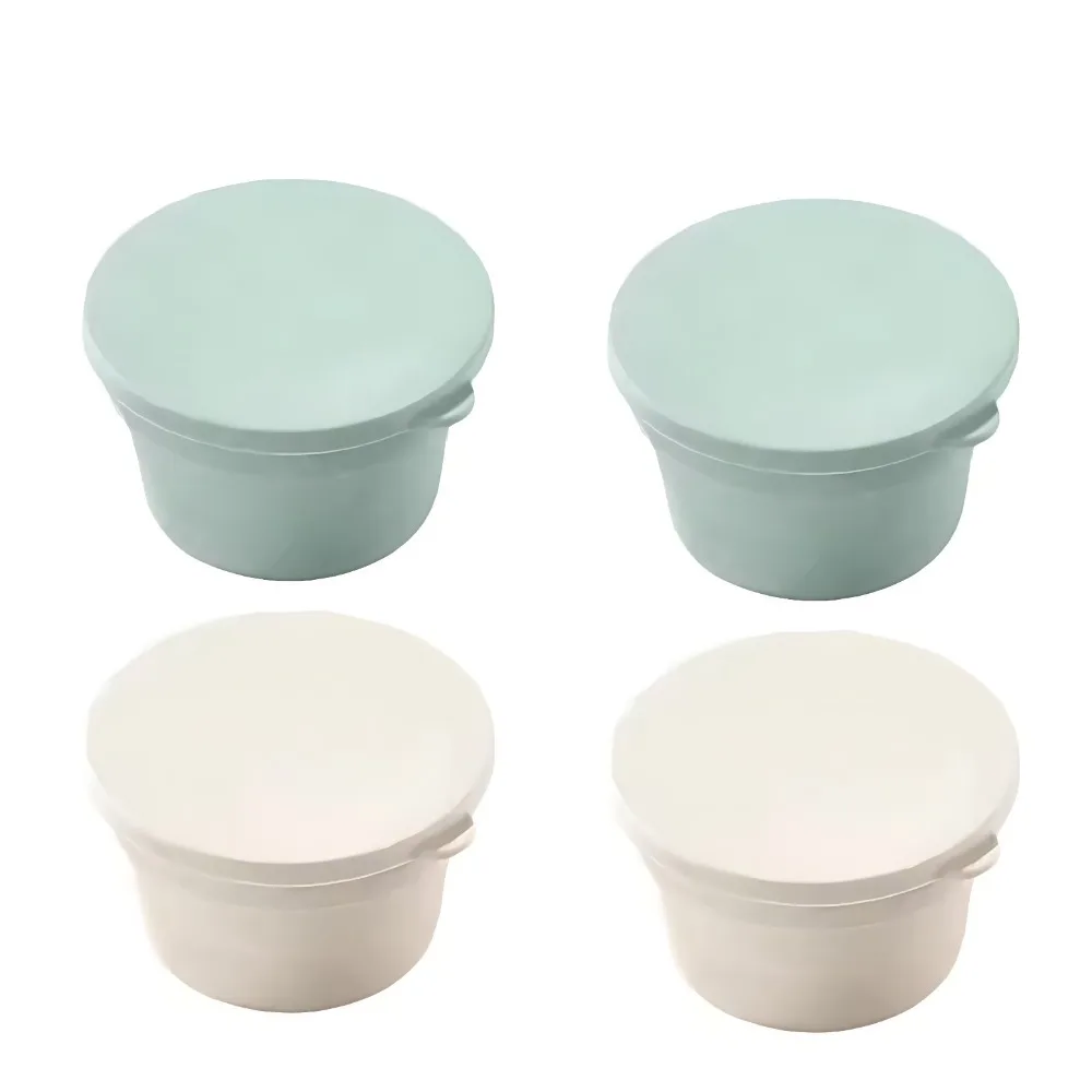 Collapsible Silicone Pizza Dough Proofing Box with Airtight Lid Non-Stick Dough Fermentation Box Round