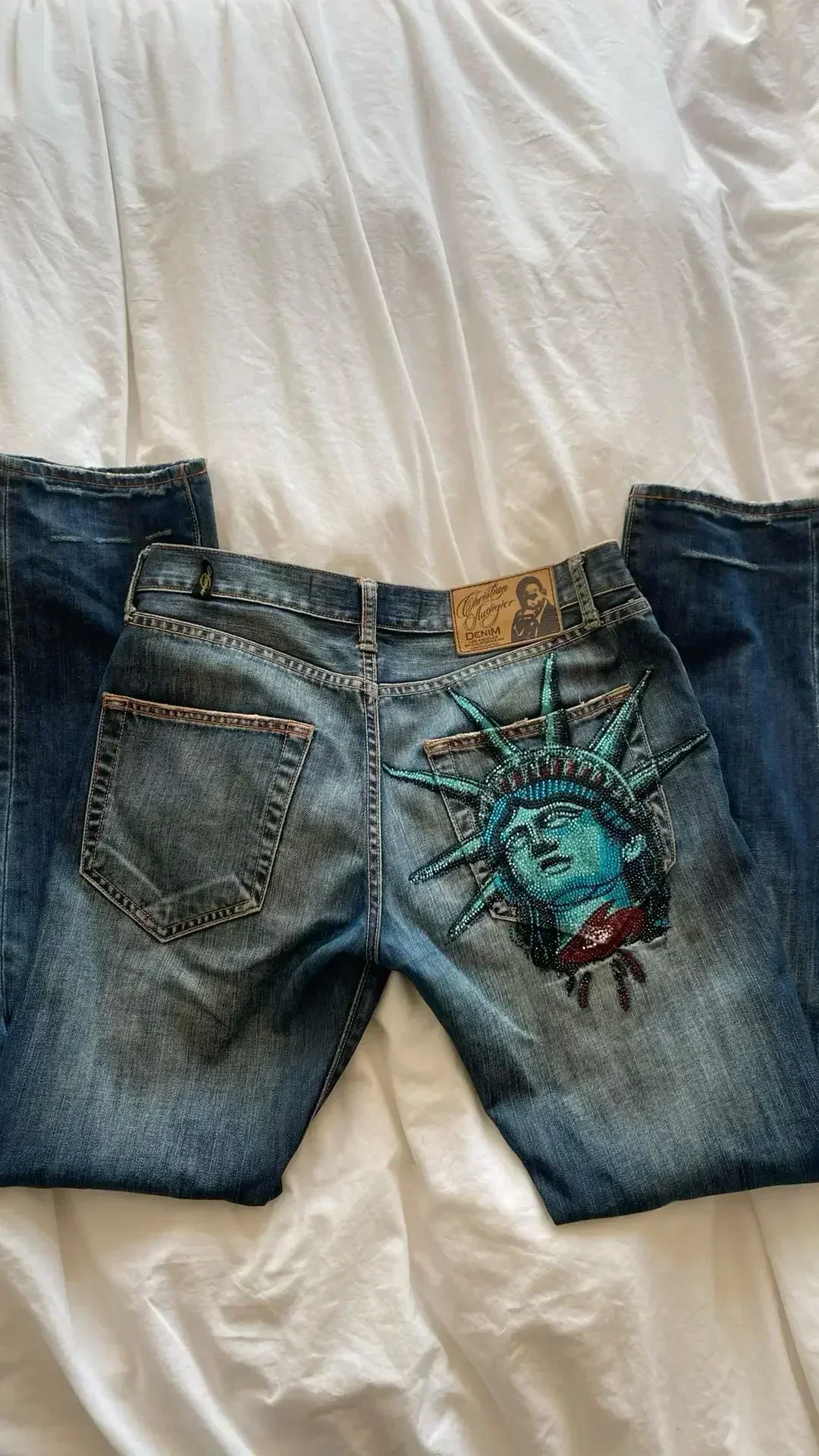 Y2k Complex Heavy Industry Workwear Jeans Casual Denim Pants High Waist Straight Wide Leg Jeans Harajuku Hip Hop Women Clothing