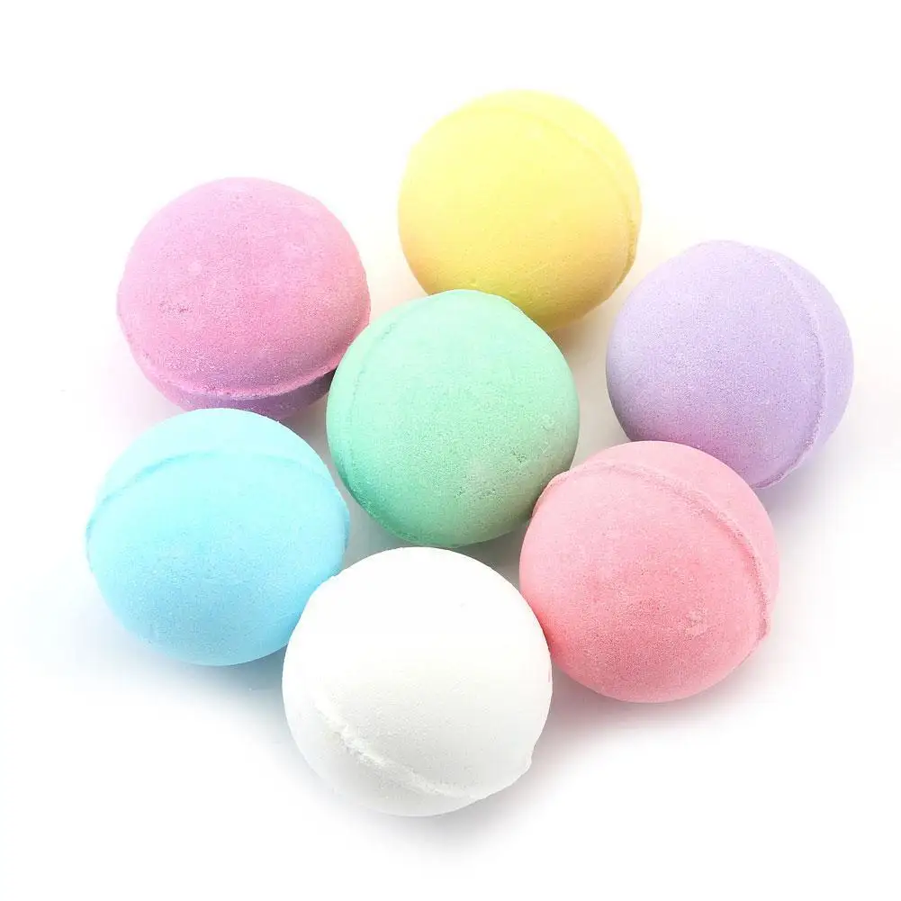 High Quality Bath Bubble Salt Balls Handmade Stress Body Relief Natural Purely Bath Clean Spa Moisturize Skin Bathing Tub A8W0