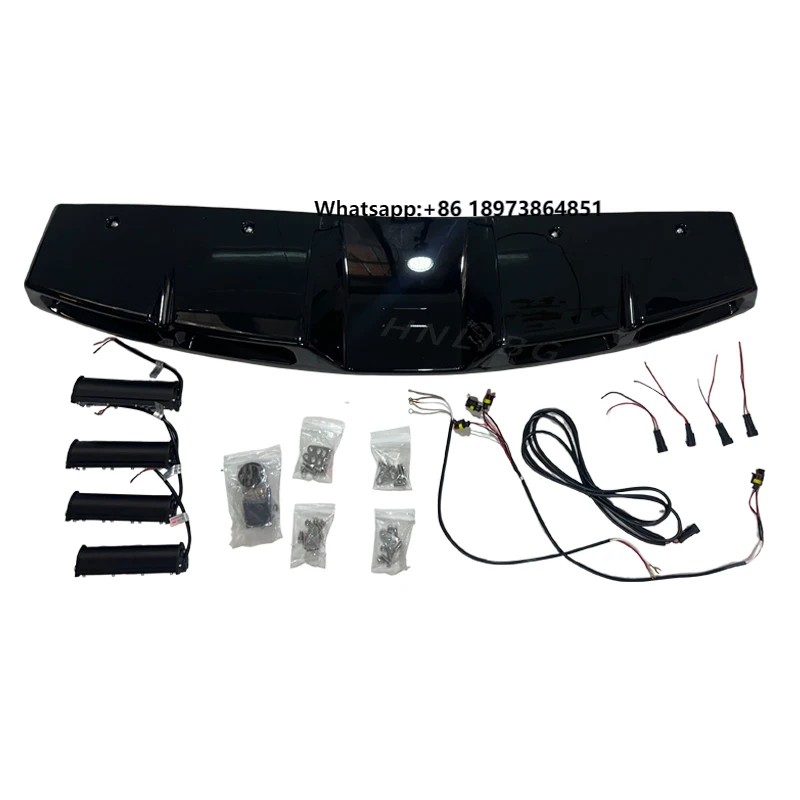 

2020+ New Car Exterior Accessories 4 Eyes LED Roof Light Bar ABS Off-Road LED Light for Landrover Defender 110 90