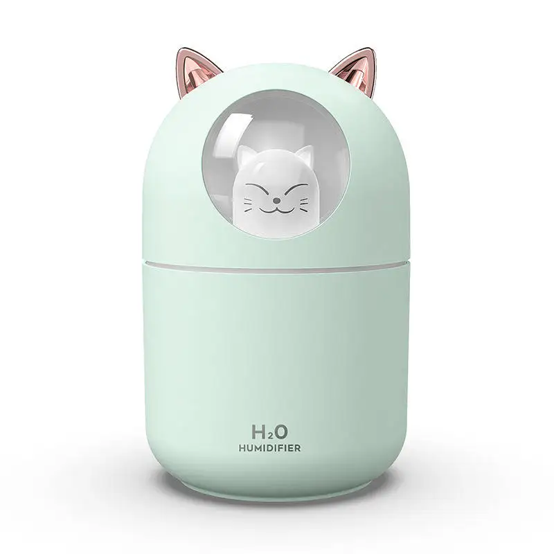 

Best Selling 300ml Cute Cat H2o Room Mist Spray Essential Oil Diffuser Aromatherapy Portable Car Air Diffuser mini Humidifier