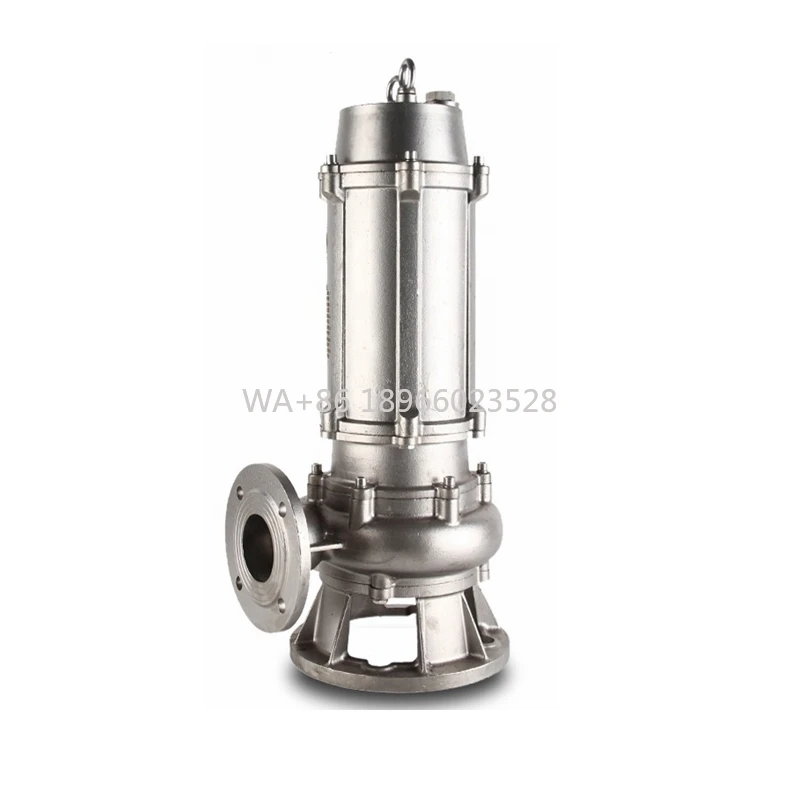مضخة مياه الصرف الصحي الغاطسة مع محرك 3-30 حصان 3 بوصة جميع الفولاذ المقاوم للصدأ