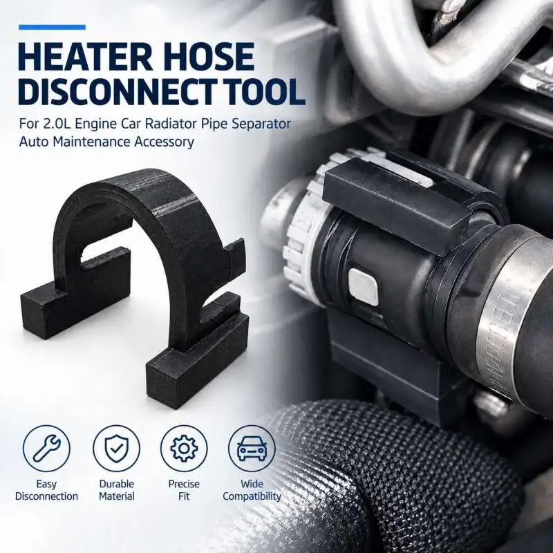 Heater Hose Disconnect Tool For 2.0L Engine Car Radiator Pipe Separator Auto Maintenance Accessory