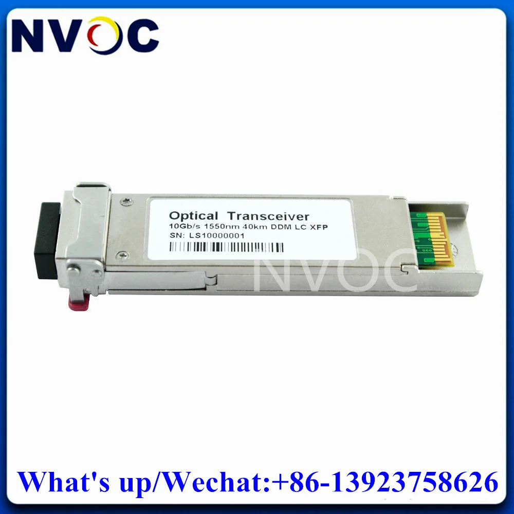 

XFP+ ER 10Gbps,LC SMF,40KM 1550nm Module,10G-ER 10G Fiber Optic Transceiver,Single Mode Duplex For Cisco