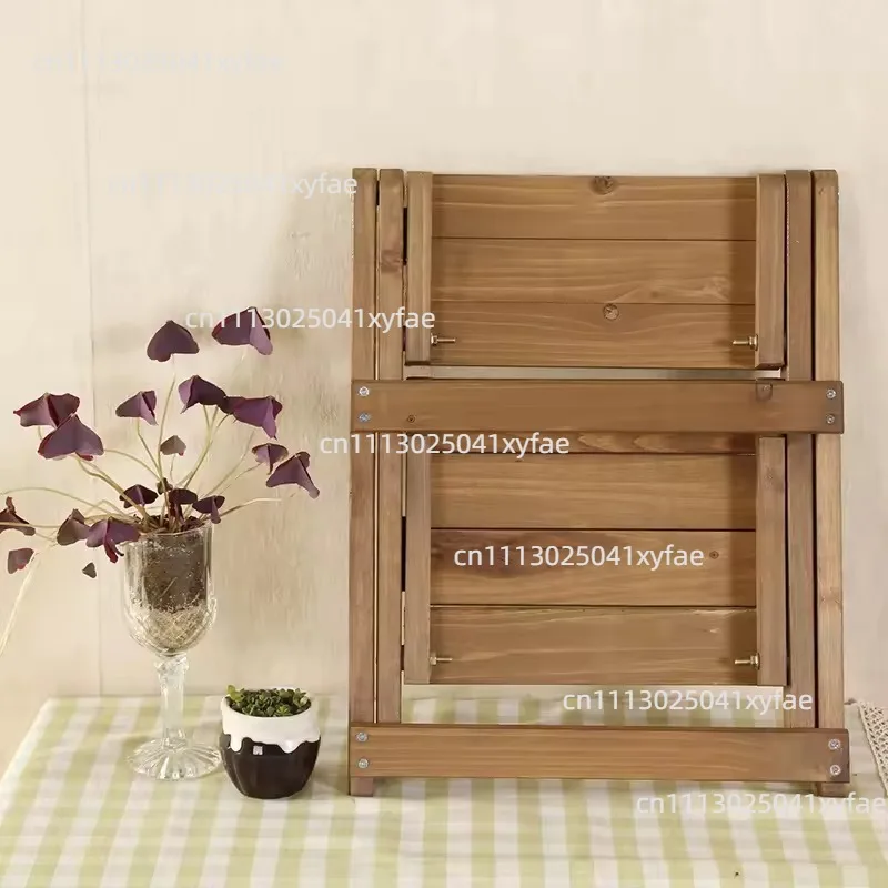 Suitable for Solid Wood Desktop Small Flower Racks, Office Window Sills, Mini Storage Combination Potted Plant Racks