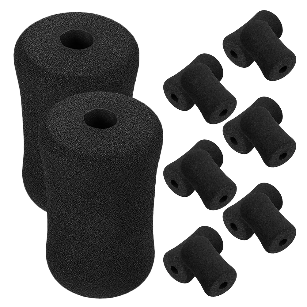 

15Pcs Foam Exercise Equipment Pads Comfortable Sponge Covers for Ab Training Machine Leg Extension Foot Roller Replacement Gym