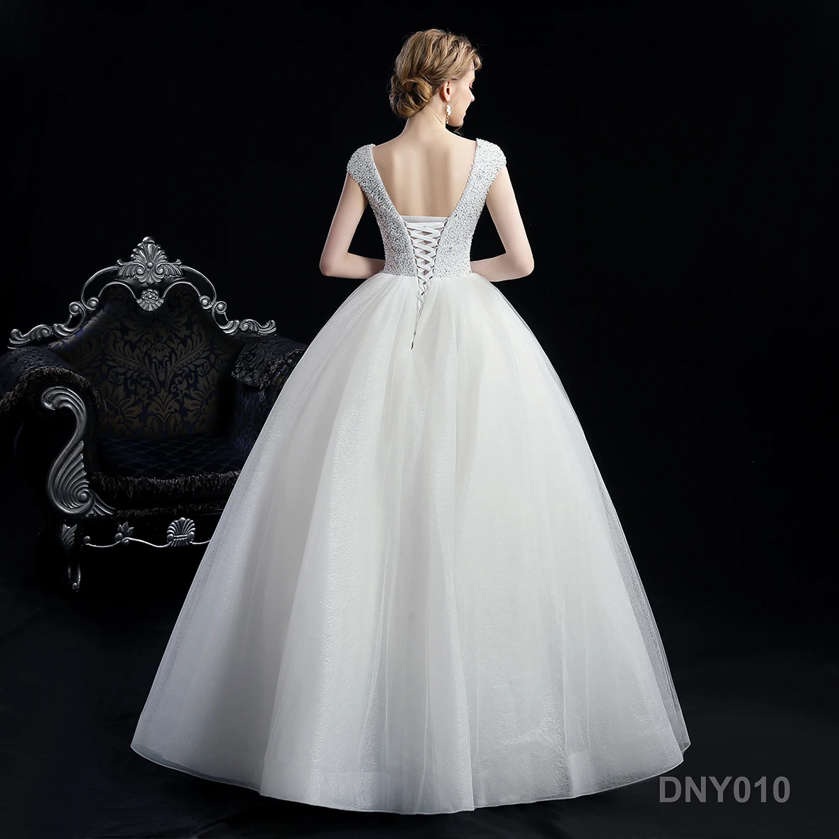 Summer Main Bridal Wedding Dress Floor Length Luxury Gown