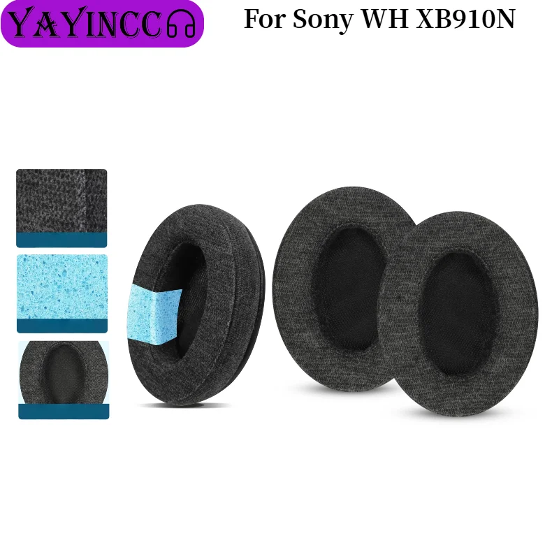 

Replacement Skin friendly cotton fabric Earpads Foam Ear Pads For Sony WH XB910N Headphones Earmuff Sleeve Comfortable to wear