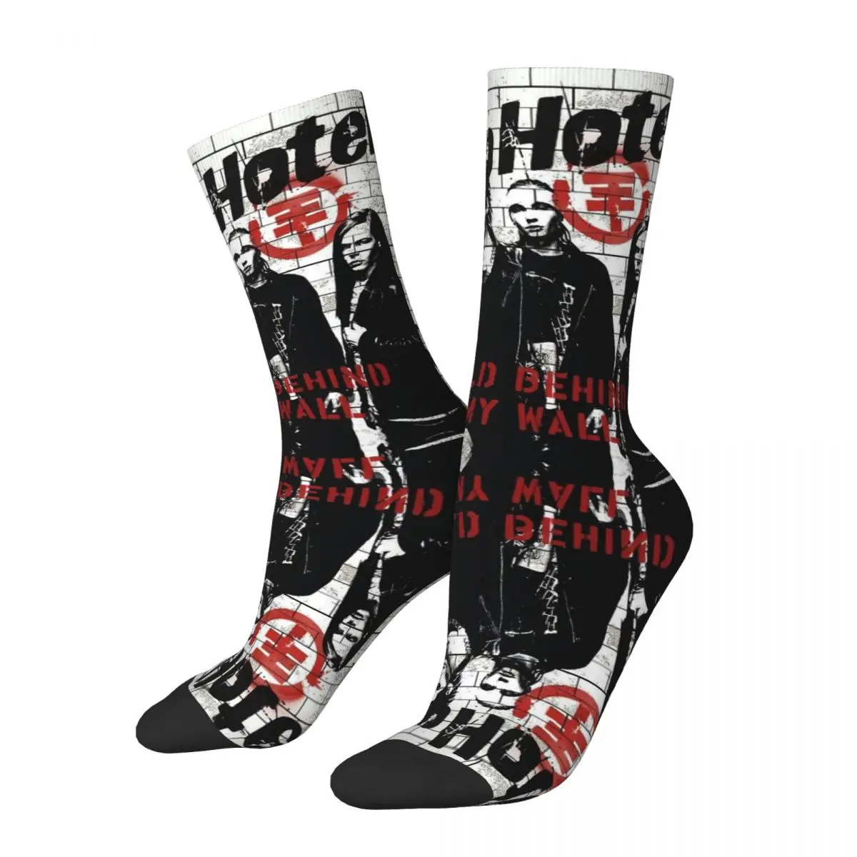 Tokio Hotel Band Crew Unisex Winter Socks Hip Hop Happy Socks Street Style Crazy Sock