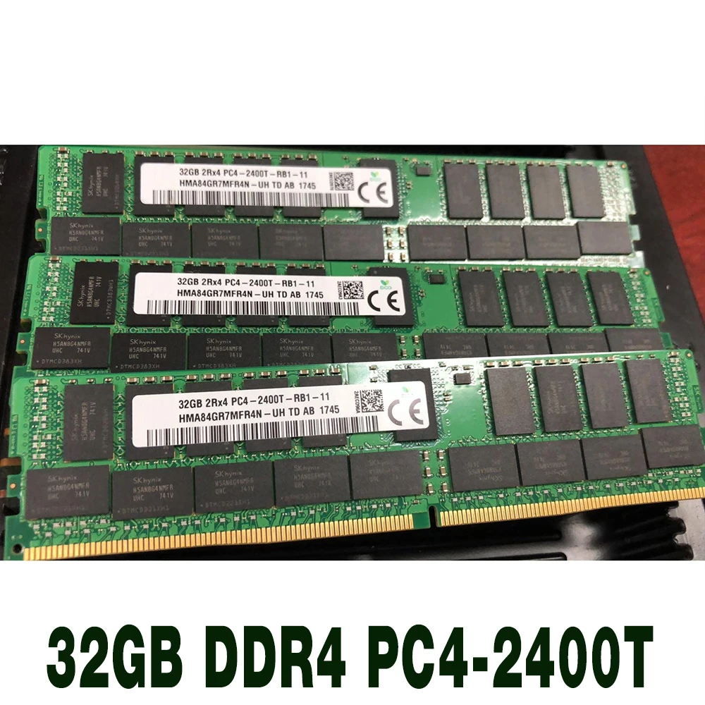 

1 шт. для SK Hynix RAM HMA84GR7MFR4N-UH 32G ECC Серверная память 32GB 2Rx4 DDR4 PC4-2400T