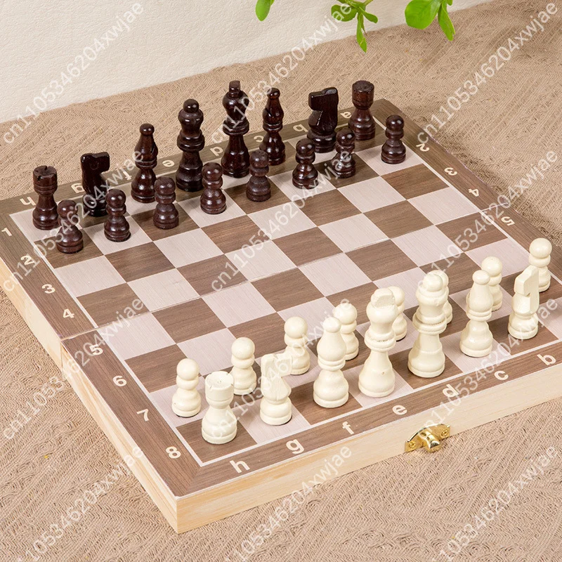 Children Training Magnetic Chess Set, Portable Folding Board with Magnetic Pieces for Educational Games and Travel